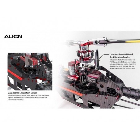 Hélicoptères RC - Align T-REX 650X Dominator Super Combo (12S) - FLASH RC