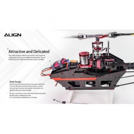 Hélicoptères RC - Align T-REX 650X Dominator Super Combo (12S) - FLASH RC