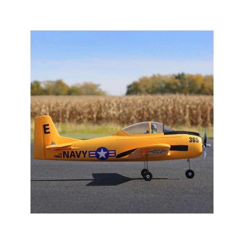 Aeromodello RC - E-flite T-28 Trojan BNF Basic circa 1,10m - FLASH RC