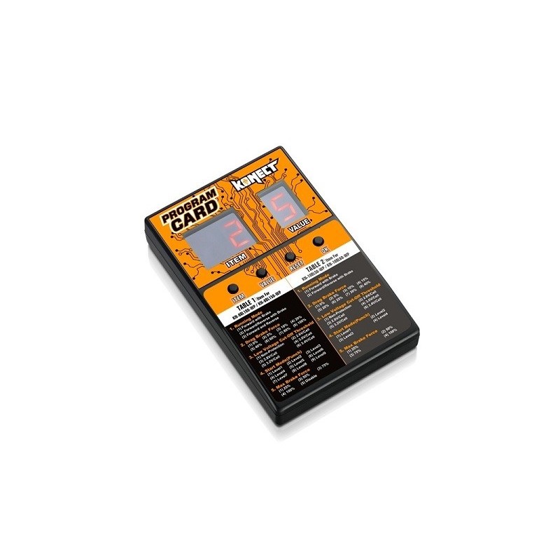 Accessoires contrôleurs brushless voitures RC - Carte de programmationn KONECT - FLASH RC