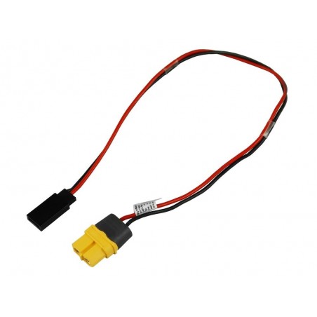 Para baterías de propulsión - Cable de carga XT60 hembra servo jack JR/UNI (30cm) - FLASH RC