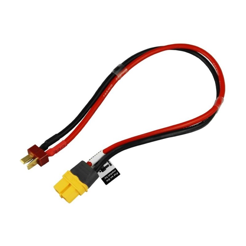 For propulsion batteries - Charging cable XT60 female DEANS Ultra Plug male (30cm) - FLASH RC