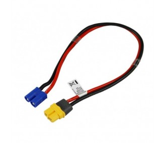 Für Antriebsbatterien - Ladekabel XT60 weiblich EC3 männlich (30cm) - FLASH RC