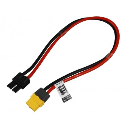 Pour batteries de propulsion - Cable de charge XT60 femelle  TRAXXAS male (30cm) - FLASH RC