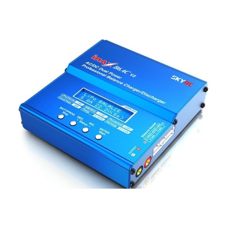 Chargeurs - Chargeur Imax B6AC V2 60W 12V/220V SKY RC - FLASH RC