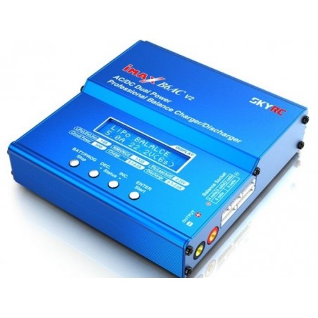 Ladegeräte - Ladegerät Imax B6AC V2 60W 12V/220V SKY RC - FLASH RC