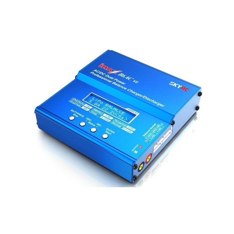 Ladegeräte - Ladegerät Imax B6AC V2 60W 12V/220V SKY RC - FLASH RC