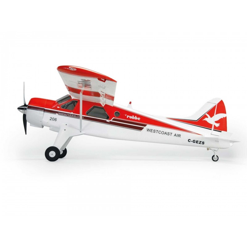 Avion Robbe Air beaver Rouge PNP env.1.52m - FLASH RC - Le leader des avions modèlisme RC