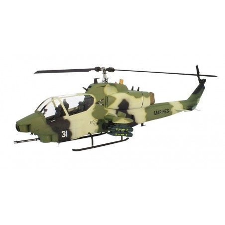 Rumpf, Zubehör Helikopter - Cobra Bell AH-1W Camouflage Klasse 700 Roban Compactor - FLASH RC