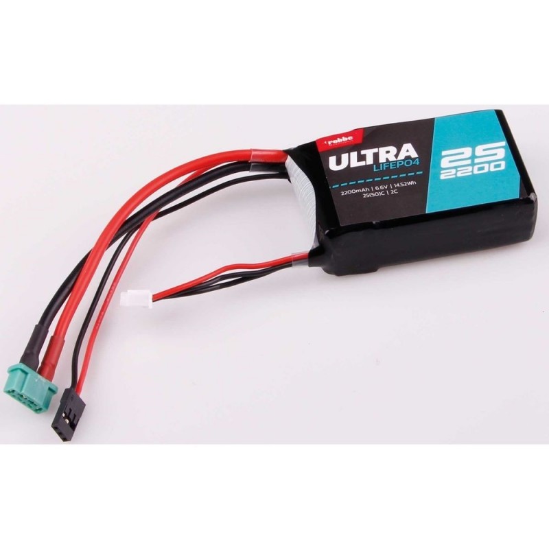 Receiver batteries - LiFe ROBBE 6,6V 2200mAh 25C JR/MPX battery - FLASH RC