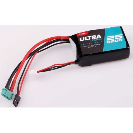 Batteries de réception - Batterie LiFe ROBBE 6,6V 2200mAh 25C JR/MPX - FLASH RC