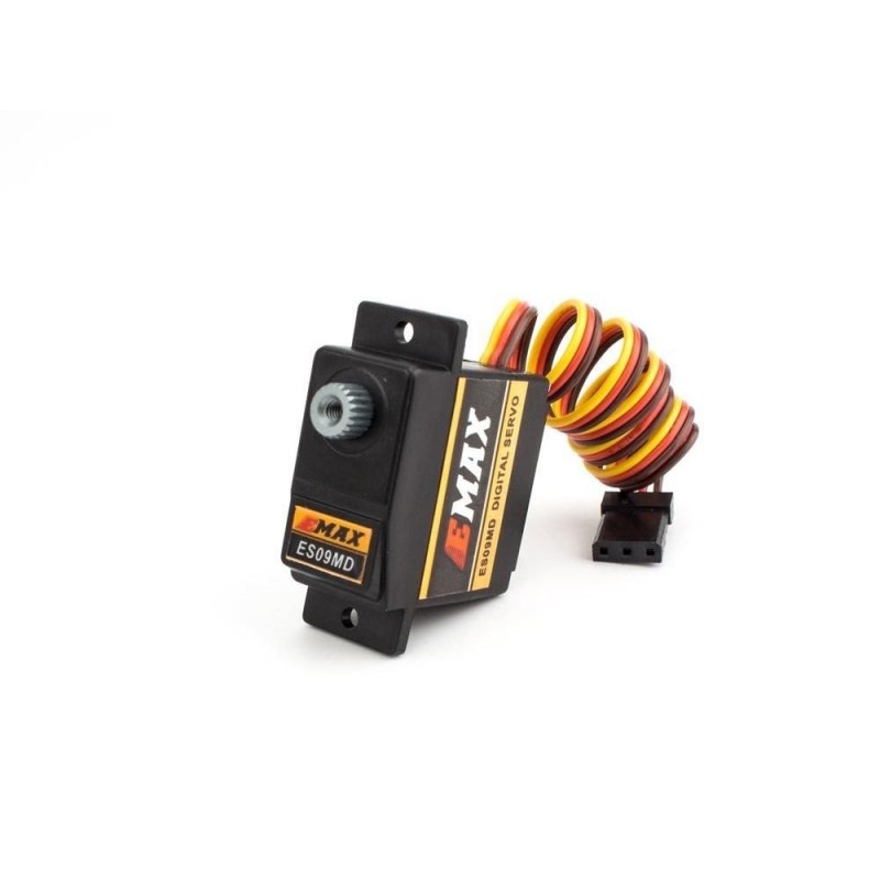 Servi - Servo digitale EMAX ES09MD (14,8 g, 2,6 kg/cm, 0,08s/60°) - FLASH RC