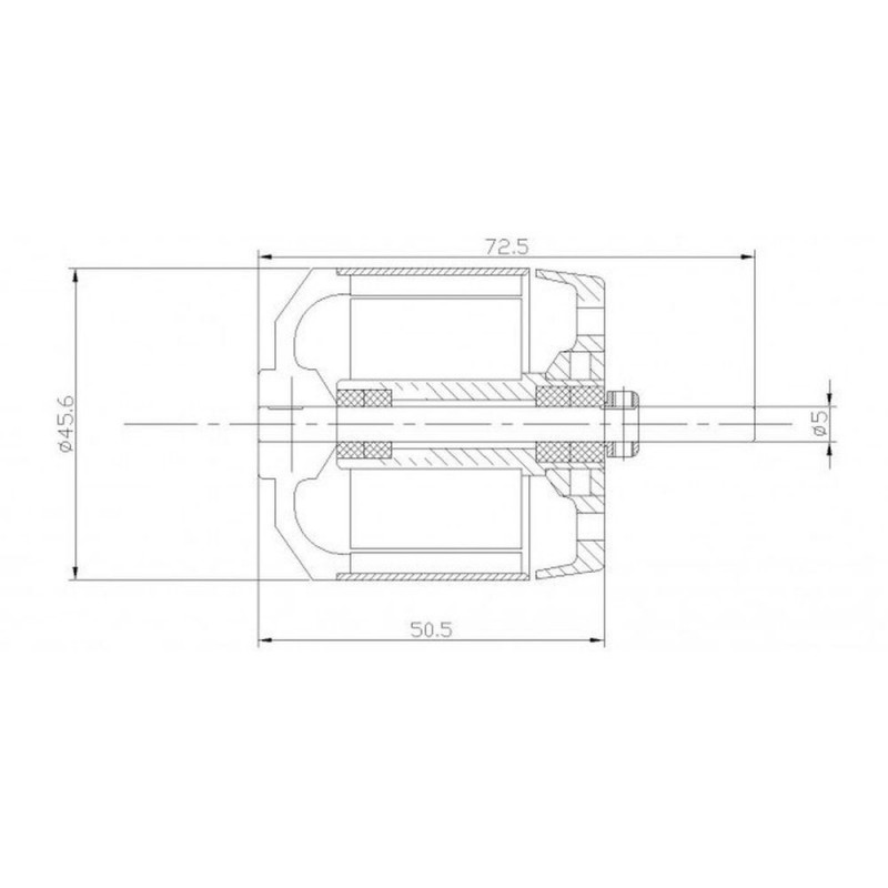 Outrunner - Brushless Motor DM3625 (257g, 650kv, 850W) Pro-Tronik - FLASH RC