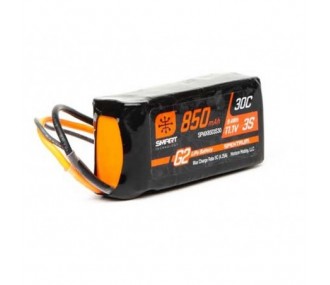 Batterien für den Antrieb von RC-Flugzeugen - Batterie Smart G2 Lipo 3S 11.1V 850mAh 30C IC2 Spektrum - FLASH RC