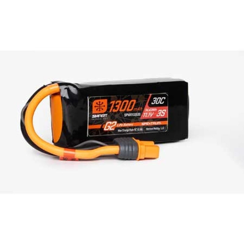 Batterie Smart G2 Lipo 3S 11.1V 1300mAh 30C IC3 Spektrum
