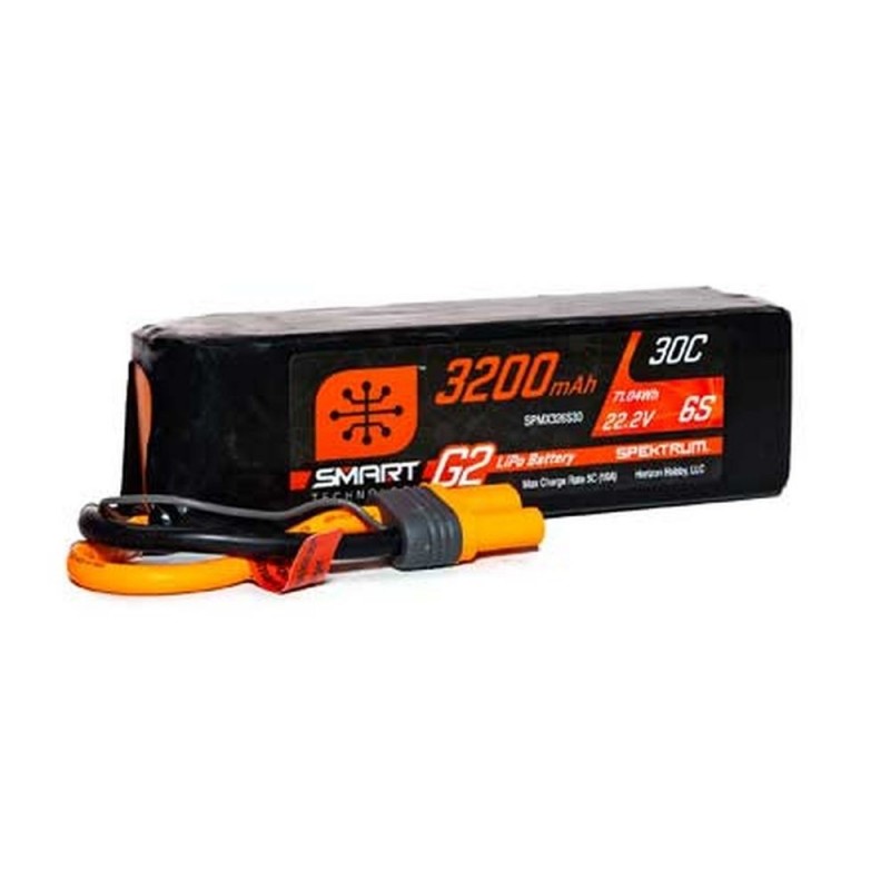 Batterie Smart G2 Lipo 6S 22.2V 3200mAh 30C IC5 Spektrum