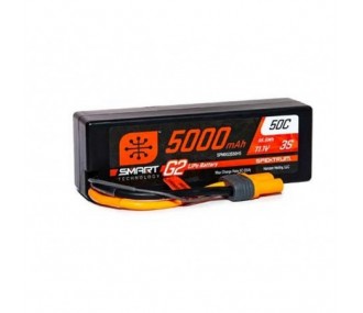 Batterien für RC-Autos und Boote - Batterie Smart G2 Lipo 3S 11.1V 5000mAh 50C Hard Case IC5 Spektrum - FLASH RC