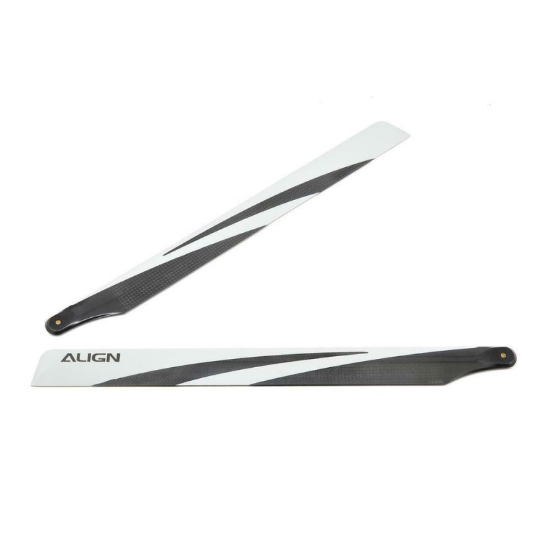 T-REX 470 L - HD380A - Pales Rotor Princ. Carbone 380 A - TREX-470 LT Align - FLASH RC