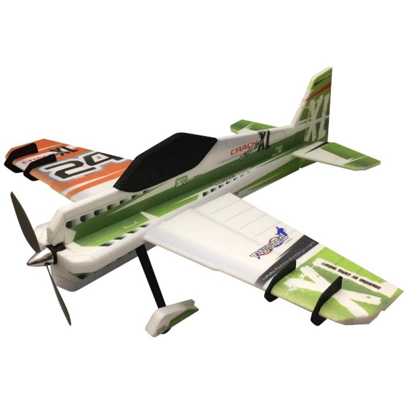 RC Acrobacia Aérea - RC Factory Crack Yak XL Verde-Naranja aprox. 1.00m - FLASH RC