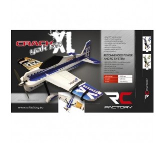 Avion RC Factory Crack Yak XL  Green-Orange env. 1.00m - FLASH RC 2