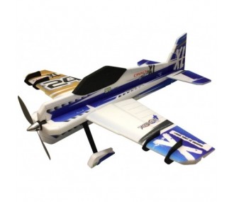 RC Aerobatic Aircraft - RC Factory Crack Yak XL Blue-Gold approx. 1.00m - FLASH RC