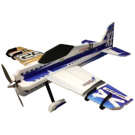 RC-Flugzeuge Kunstflug - RC-Flugzeug Factory Crack Yak XL Blue-Gold ca. 1.00m - FLASH RC