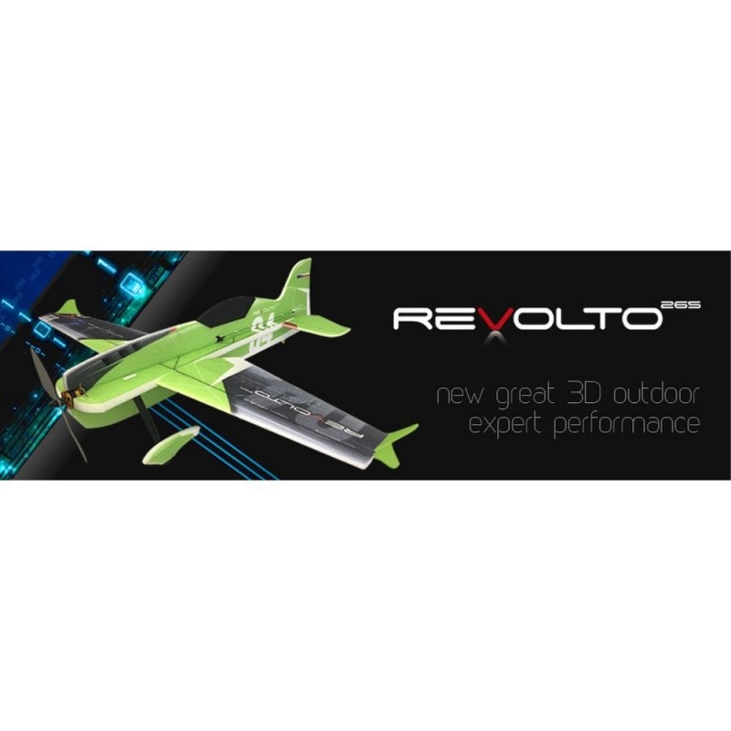 RC Acrobacia Aérea - RC Factory Revolto Verde aprox. 1.02m - FLASH RC