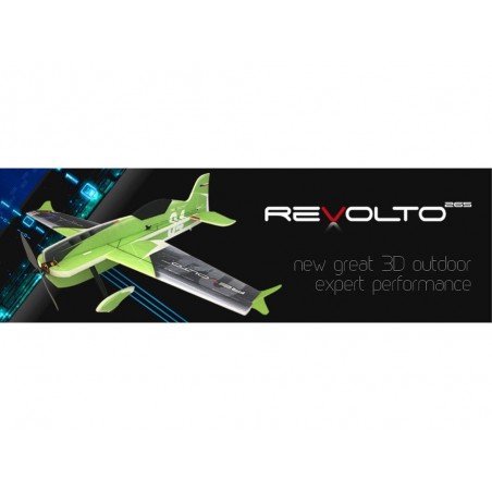 Avion RC Factory Revolto Green env. 1.02m - FLASH RC