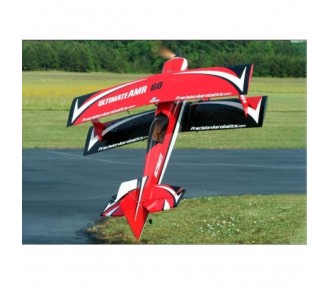 Avión Acrobático RC - Precision Aerobatics Ultimate AMR 60 Rojo ARF aprox.1.3m - FLASH RC