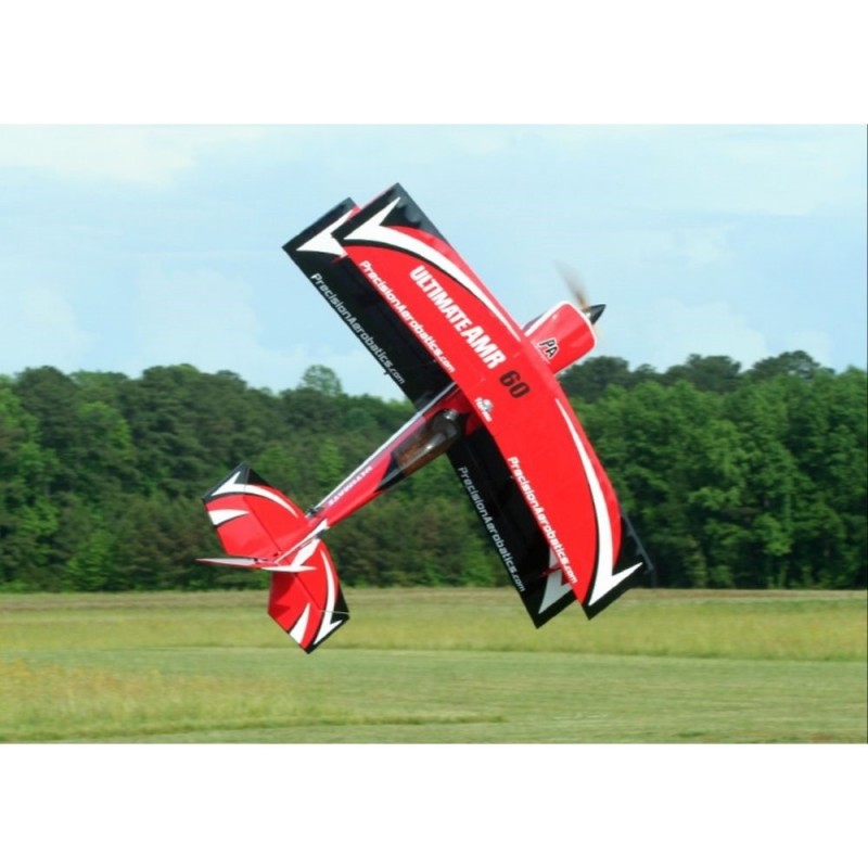 Avión Acrobático RC - Precision Aerobatics Ultimate AMR 60 Rojo ARF aprox.1.3m - FLASH RC