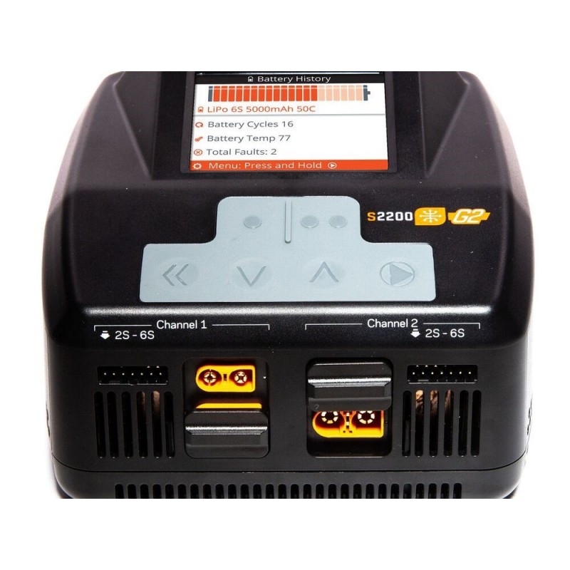 Ladegeräte - Ladegerät Spektrum Smart S2200 G2 2x200W AC 220V - FLASH RC