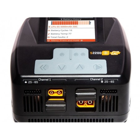 Chargers - Charger Spektrum Smart S2200 G2 2x200W AC 220V - FLASH RC