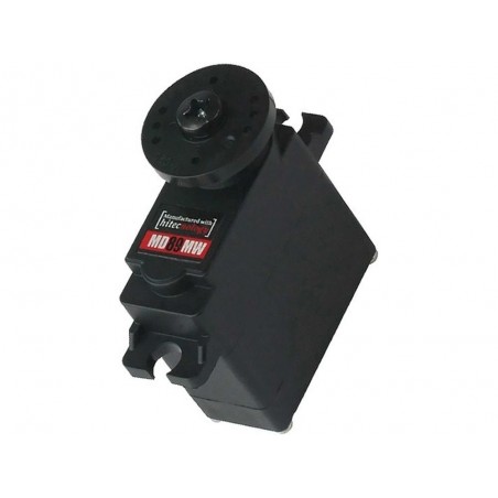 Servos - Hitec MD89MW mini digital servo with magnetic encoder (25g, 8.5kg.cm, 0.11s/60°) - FLASH RC