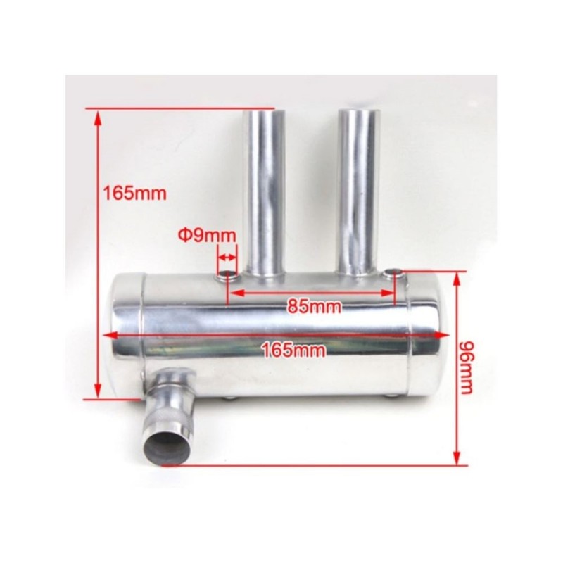 Exhaust - Pot PITTS EME 40-85CC - FLASH RC