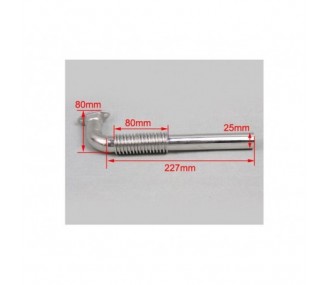 Auspuffrohre/-flansche - Set pipes 120CC EME (2 pcs) - FLASH RC 2