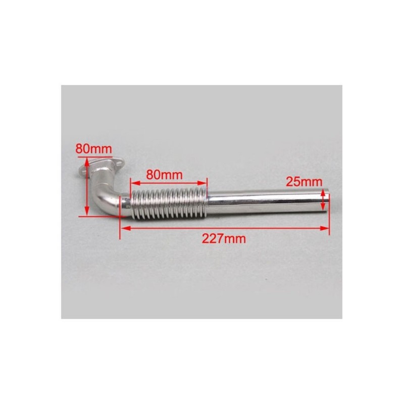 Exhaust pipes - Set pipes 120CC EME (2 pcs) - FLASH RC
