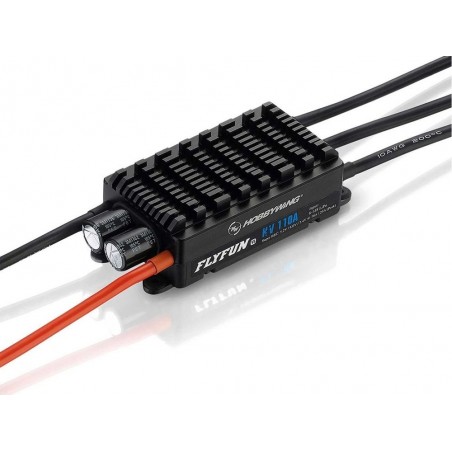 Brushless - Brushless Controller 6-14S 110A-HV OPTO FLYFUN V5 HOBBYWING - FLASH RC