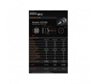 Outrunner - Dualsky XM2221EG-22 Motor (23g, 2900kV, 126W) - FLASH RC 2
