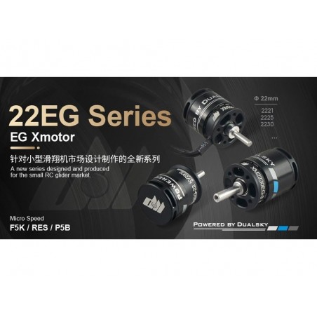 Outrunner - Dualsky-Motor XM2221EG-28 (23g, 2300kV, 104W) - FLASH RC