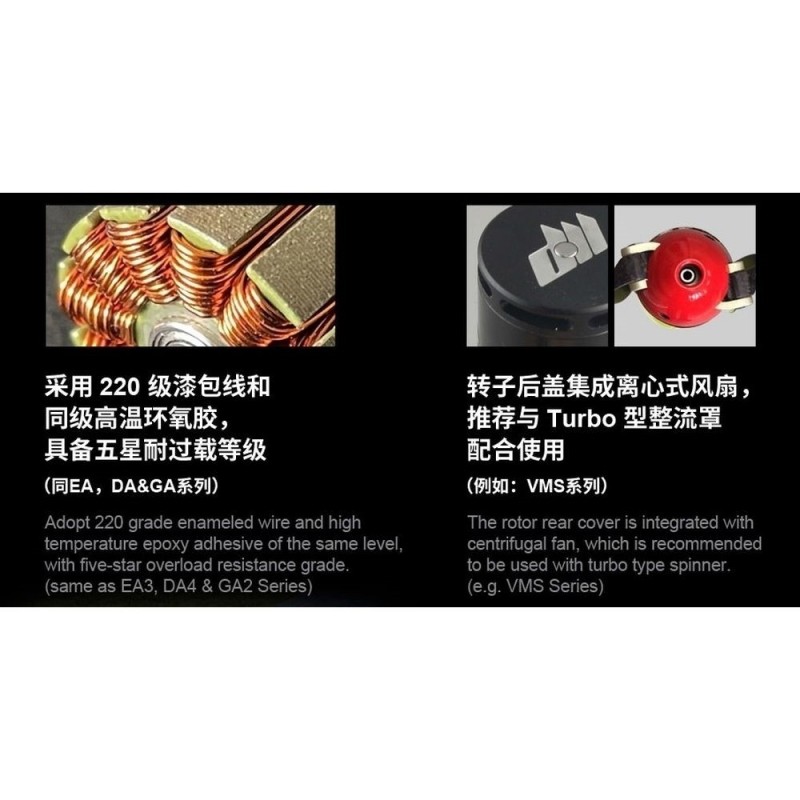 Outrunner - Dualsky-Motor XM2225EG-14 (32g, 2700kV, 200W) - FLASH RC
