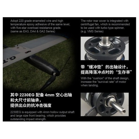 Outrunner - Dualsky-Motor XM2225EG-14 (32g, 2700kV, 200W) - FLASH RC