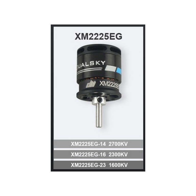 Outrunner - Dualsky-Motor XM2225EG-16 (32g, 2300kV, 178W) - FLASH RC