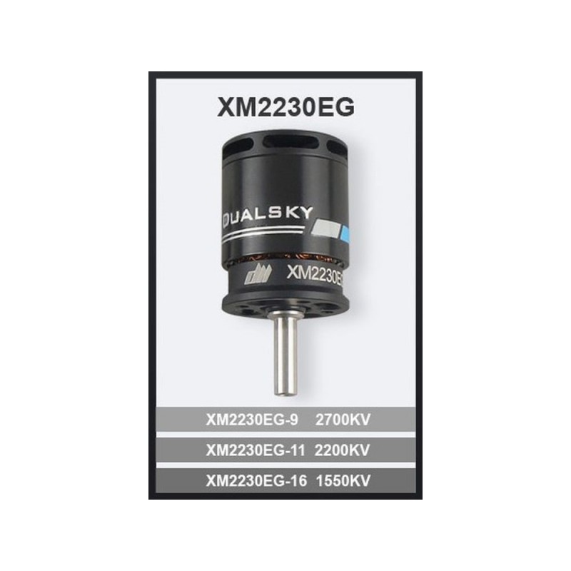Outrunner - Dualsky XM2230EG-9 Motor (42g, 2700kV, 296W) - FLASH RC