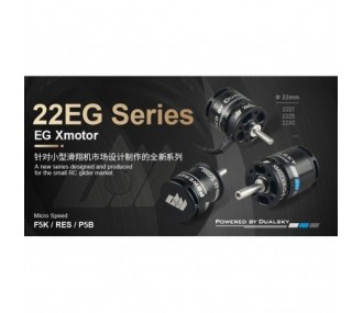 Outrunner - Moteur Dualsky XM2230EG-9 (42g, 2700kV, 296W) - FLASH RC 2