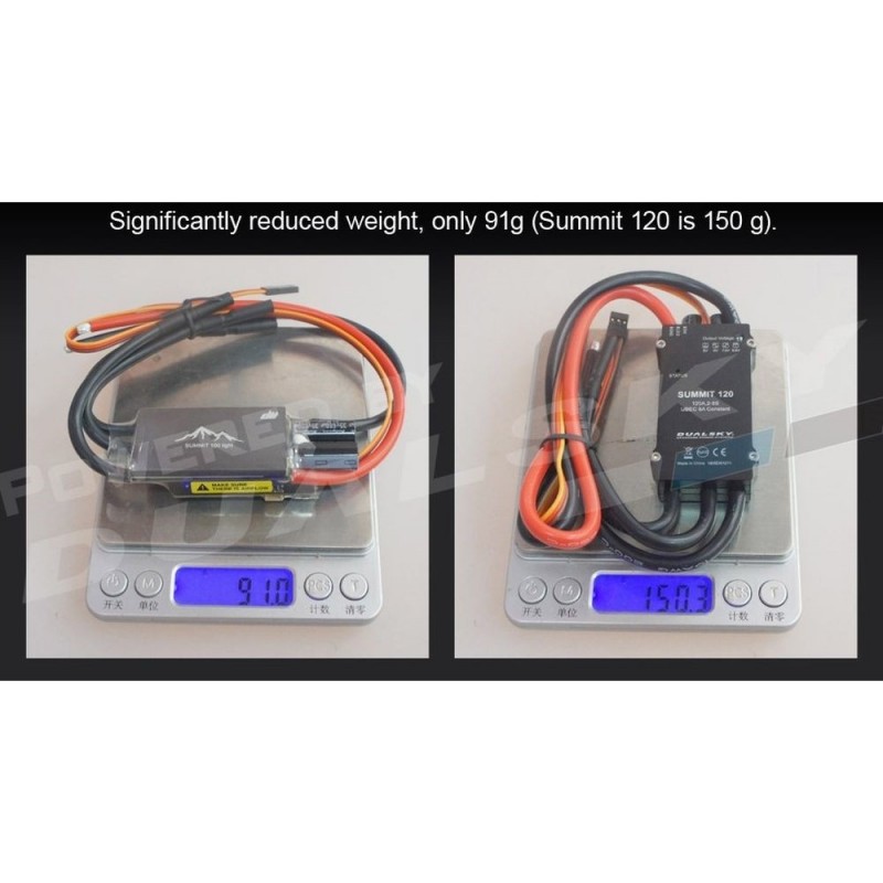Brushless - Regolatore brushless leggero da 100A - Summit Dualsky - FLASH RC