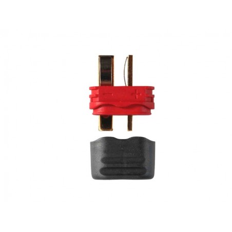 Deans socket / Mini Deans - Deans socket Male with cap (1 pc) Amass - FLASH RC