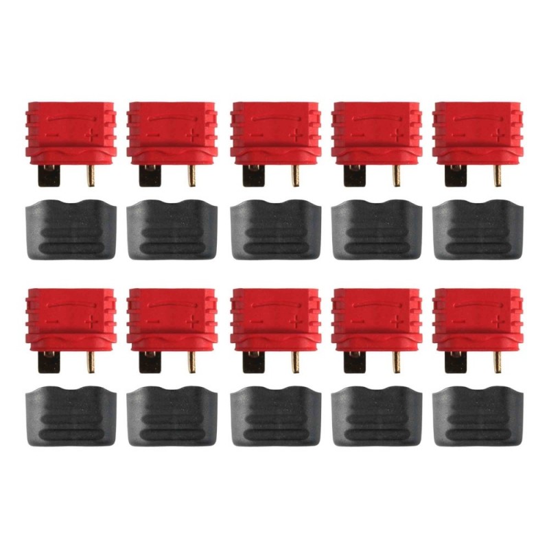 Deans-Stecker / Mini Deans - Deans-Buchse mit Kappe (10 Stck.) Amass - FLASH RC