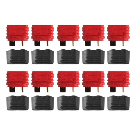 Deans-Stecker / Mini Deans - Deans-Buchse mit Kappe (10 Stck.) Amass - FLASH RC