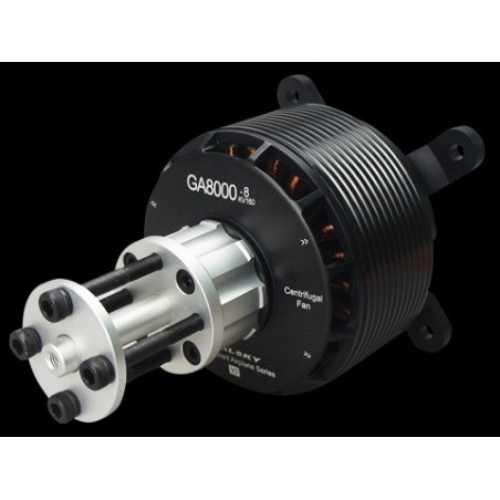 Outrunner - Dualsky GA8000.9 motor (1140g, 140kV, 4000W) - FLASH RC
