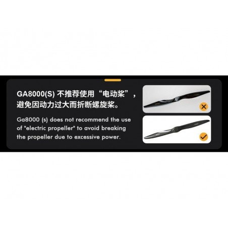 Outrunner - Dualsky GA8000.9 Motor (1140g, 140kV, 4000W) - FLASH RC